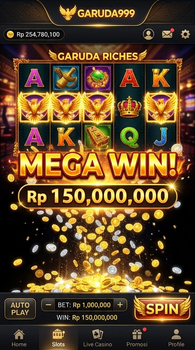 Pratinjau antarmuka garuda999 — aplikasi APK resmi Android v4.7.6